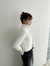 ナノレイジードベルベットジップアップ/Nano Raised Velvet Zip Up (3color)