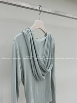 Ballet Core Hooded Wrap T-shirt
