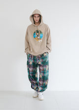 ロイヤルフリースベアラビットジョガーパンツ / BSR2223FWPT073 ROYAL FLEECE JOGGER PANTS BEAR RABBIT DARK CHECK