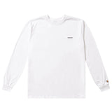 オーバーフィットレタリングロングスリーブT/OVERFIT LETTERING LONG-SLEEVED T-WHITE