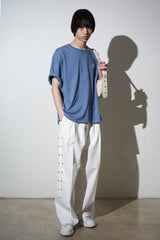 Hバックルソフトレザーホボバッグ / H-Buckle Soft Leather Hobo Bag (ivory)