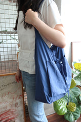 two pockets easy bag (blue)