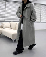 ハイネックカラーコート/SK High-Neck Collar Coat (3 colors)