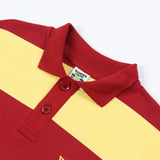 ロゴストライプポロシャツ / Logo striped polo (4473270468726)