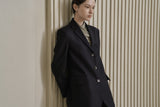 ウールツイルセットアップジャケット/WOOL TWILL SETUP JACKET_NAVY
