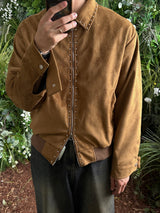 2 Low Stud Suede Jacket (2color)