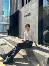 ロアサマーツータックワイドスラックス / Roa Summer Two-Tuck Wide Slacks (4 colors)