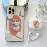 Red - Christmas Hot Choco AirPods Case_matt