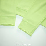 0MW tough cutting hoodie_light green