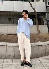 made by vir pleats pants 2COLOR