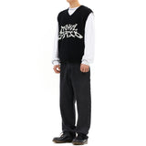 トライバルロゴニットベスト / TRIBAL LOGO KNIT VEST