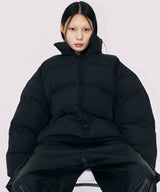 STRING SHORT ECO DOWN JACKET (BLACK)
