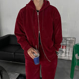 Perfect Velour Hood Zip Up (3color)
