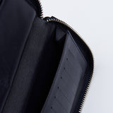 クロコダイルエンボラージウォレット/CROCODILE EMBO LARGE WALLET-NAVY
