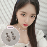 ロイヤルベイビーエンジェルイヤリング - ショート  / Royal Baby Angel Earring - Short (Silver) (Kep1er Chaehyun, Yeseo, Xiaoting Earrings)