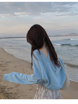 sky cardigan top (6677096824950)