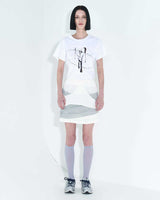 ハートメタルドリッピングTシャツ / Heart Metal Dripping T-Shirt _ White