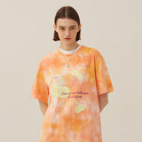 キルシービッグチェリーダイイング半袖Tシャツ／BIG CHERRY DYEING SHORT SLEEVE T-SHIRT[ORANGE] (6695793328246)