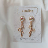 ビンテージローズガーデンピアス / Vintage Rose Garden Piercing - Ribbon Version