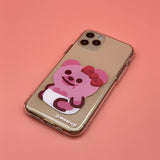 Baby pinky jellycase (iphone case) (6638862762102)
