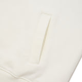 CHERRY ARCH CROP HALF ZIP UP [WHITE]