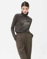 PLASTER CAST TURTLENECK KNIT-BROWN (6605055983734)