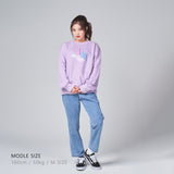 3Dロゴクルーネック / 3D Logo Crewneck  Lavender (4562977357942)