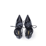 Ankle Point Stiletto Heel(Black)
