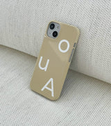 エモーションアイフォンケース / emotion case (beige)