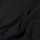 SuperNomal balloon over fleece hoody BLACK