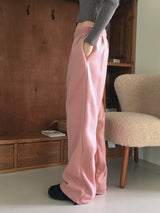 モヒフリースツーウェイロングワイドジョガーパンツ