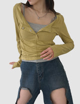 トットUネックTシャツ / Totto U Neck T-shirt (3color)