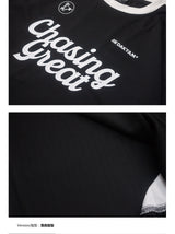 DAKYAM 2023 A/W Chasing Great COOLMAX アンチスタティックカラーブロッククイックドライロングTシャツ