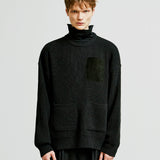 3 pocket loose fit knit black (6615483547766)