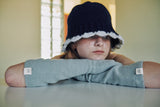 플라워벨햇 (네이비 앤드 화이트) / Flower bell hat (navy and white) (6656025985142)