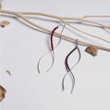 [CCNMADE] At the end of the night Earring (WINE/RED) (6681219858550)