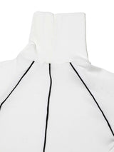 Piping Turtleneck T-shirts(WH)