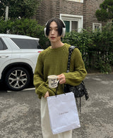 ボーイフレンドオーバーニット (3 color)