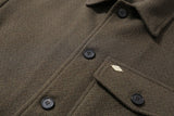 CLASSIC CROPPED SHIRT JACKET (khaki brown)