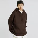 ハンドウォーマーニットフーディー/KANDAI HANDWARMER KNIT HOODIE BROWN