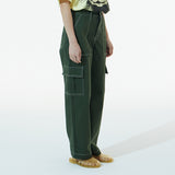 GREEN NEW REGULAR CARGO PANTS