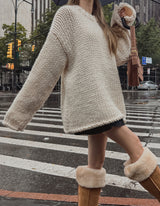 (UNISEX) エバハンドメイドオーバーニット