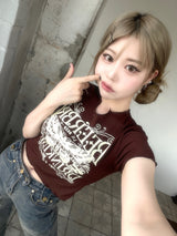 ヴィンテージグランジフェアリーバタフライTシャツ / Vintage grunge fairy Butterfly T-shirt