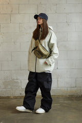 アクティブフーデッドジャケット/BSR2223FWJK042 ACTIVE HOODED JACKET CREAM