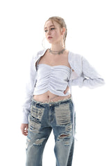 フリースボレロセット/FLEECED BOLERO SET