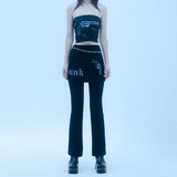 パンク＆ピストルスカートパンツ/1 1 punk & pistol skirt pants - BLACK