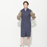 MADELINE TUBE DRESS, STEELBLUE + TAUPE (6628245209206)