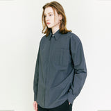 Bar tag Shirt charcoal (6683675459702)