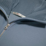 BALACLAVA knit zip up_blue