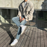 ヒデンバンディングデニムパンツ / [High quality] Hidden banding denim pants